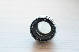  free shipping Jupiter-8M 50mm f2 Contax rf old Contax rf mount ( inside nail ) Zeiss Sonnar type single burnt point Old lens 