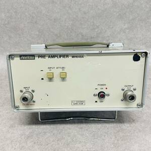 C2-05）Anritsu プリアンプ MH648A アンリツ PRE AMPLIFIER 通電未確認 現状品 