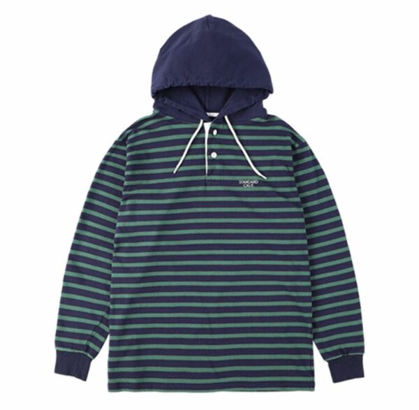 スタンダードカリフォルニア　SD Hood Rugby Shirt Lサイズ