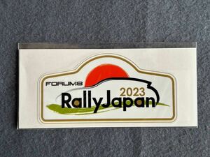 Rally Japan(ラリージャパン) 2023 ステッカー (小)