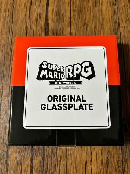 スーパーマリオRPG オリジナル強化ガラスプレート　エディオン　任天堂　特典　限定　皿