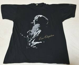 【ERIC CLAPTON with GEORGE HARRISON 1991 JAPAN TOURS】エリッククラプトン　ジョージハリスン　ジャパンツアー　バンドＴシャツ　グッズ