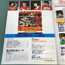 D06-066 バレーボールマガジン 1987年4月号 '87全日本男女チーム決まる アポロン企画_画像4