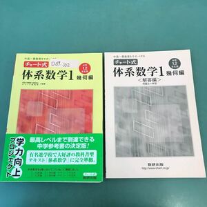 D09-002 チャート式 中高一貫教育をサポートする 体系数学I 幾何編 中学1.2年生用 中学参考書の決定版 中学1.2年生用 数研出版