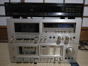 パイオニア　オーディオ機器　CT-315,CT-600　カセットデッキ PD-7030 CDプレーヤー　現状ジャンク