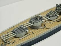 1/700 Royal NAVY HMS NELSON 1945 完成品　ケース付き　トランぺッターキット_画像4