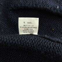 【中古】ポロ ラルフローレン ニット カウチンセーター ラルフローレン L ネイビー メンズ Polo by Ralph Lauren_画像8