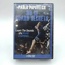 【中古】NO-GI教則DVD PABLO POPOVITCH 柔術 グラップリング 4枚組_画像1
