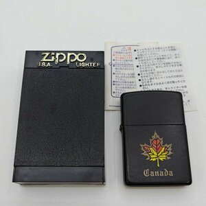 【中古】ジッポー Canada Maple Leaf 1998 マット加工 ZIPPO