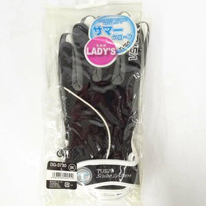 【中古】ツサ サマーグローブ L ブラック DG-3730 レディース TUSA