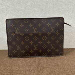 【中古品】ルイヴィトン ポシェットオム セカンドバッグ LOUISVUITTON クラッチバック モノグラム 美品