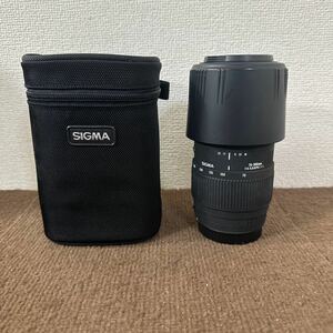 【中古品】SIGMA シグマ APO DG 70-300mm 1.4-5.6 カメラレンズ ケース付き