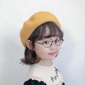 キッズ フェルト ベレー帽 子供服 ナチュラル キッズコーデ 韓国　どんぐり