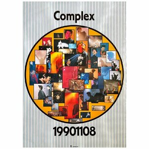 COMPLEX ポスター 19901108 CD ライブアルバム 布袋寅泰 吉川晃司