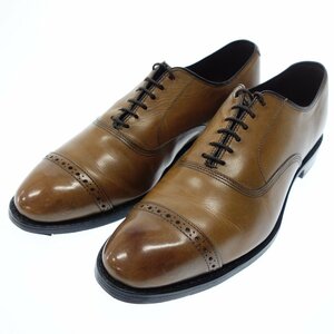 美品◆アレン エドモンズ レザーシューズ ストレートチップ 5706 メンズ 8.5 ブラウン ALLEN EDMONDS【AFD6】