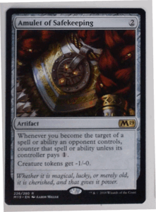 ＭTG英語/Amulet of Safekeeping(安全の護符)/基本2019/レア