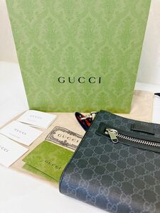 【付属品付き】Gucci GGスプリーム スモール メッセンジャーバッグ