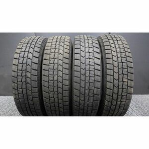 ダンロップ WINTER MAXX WM02 165/70R14 4本SET◆2019年製9分山スタッドレス◆中古 特筆すべき損傷はなし◆白石区手渡し可◆パッソ等に