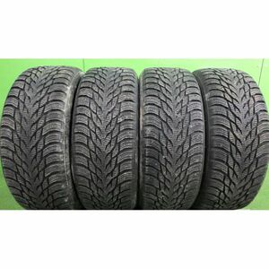 nokian/ノキアン HAKKAPELIITTA R3 185/55R15 4本SET◆2018年製8分山スタッドレス◆中古 特筆すべき損傷はなし◆白石区手渡し可◆ノート等