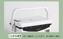 釣り用クーラーボックス 大容量32L 座れる頑丈マッスルボディ 防水 断熱材 ハンドル/水栓/肩ベルト/キャスター付き 釣り 保冷力72h 白&黒_画像6