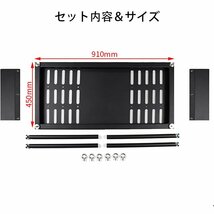 新型スズキジムニー JB64/JB74 天井収納ラック トランク拡張棚 トランク収納ブラケット 中拡張ラック 荷物棚 吊り下げ収納 テーブル パーツ_画像2