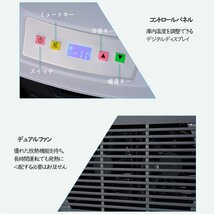 車載冷蔵庫 22L ポータブル冷蔵庫 -18℃～+65℃調整 持ち運べる小型冷蔵庫 クーラーボックス 家庭用車載用 静音 DC12V/24V 110V ブラック_画像3