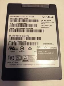 Sndisk SSD X300s 256GB