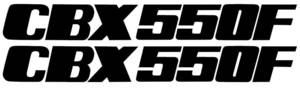 ⑦【送料無料】CBX550F デカール・ステッカー＠旧車會ＣＢＲ４００ＦホークＺ４００ＧＰＺ４００Ｚ４００ＦＸCBX400F