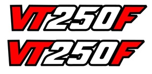 【送料無料】 VT250Fデカール・ステッカーB＠ＶＴＲ２５０ＶＴＺ２５０ゼルビス/全塗装レストアに