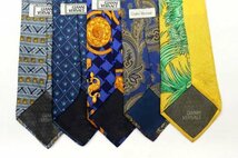 999円～ ジャンニヴェルサーチ GIANNI VERSACE メデューサ柄 ペイズリー メンズ ブランド ネクタイ 5点 セット まとめ売り 大量 卸 ts8494_画像2