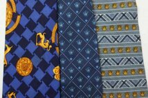 999円～ ジャンニヴェルサーチ GIANNI VERSACE メデューサ柄 ペイズリー メンズ ブランド ネクタイ 5点 セット まとめ売り 大量 卸 ts8494_画像4