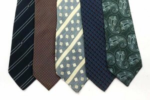 999 jpy ~ Bally stripe pattern line pattern dot pattern peiz Lee pattern etc. men's brand necktie 5 point set set sale large amount .TS8581