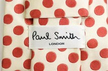 ポールスミス シルク ドット柄 ブランド ネクタイ メンズ ホワイト Paul Smith_画像4