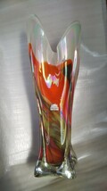 ガラス 花瓶 高さ約４５センチ　ハンドメイド　日本国内製造製品_画像3