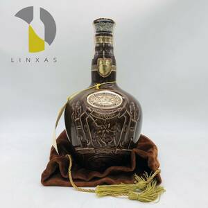 1円〜【未開栓】ROYAL SALUTE ロイヤル サルート 21年 陶器 スコッチウイスキー 700ml 40% 1049g 液漏れ WH34541