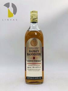 【未開栓】HANKEY BANNISTER 8年 ハンキー バニスター スコッチ ウイスキー 特級 750ml 43% 古酒 WH38734