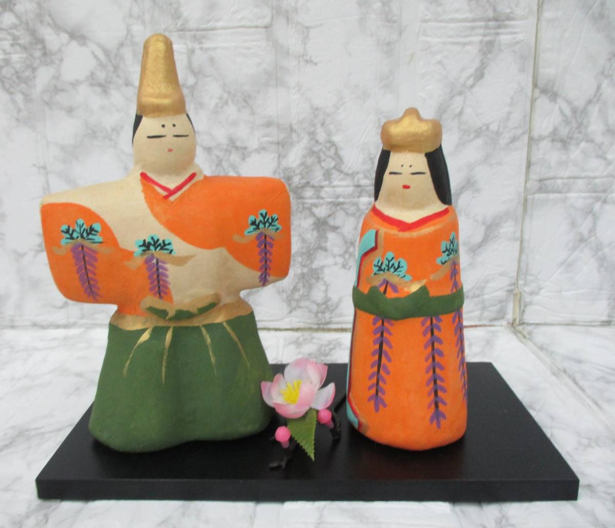 Y.23.K.16 SY ☆ Hina dolls Emperor and Empress, Artist unknown, Box included, USED ☆, season, Annual Events, Doll's Festival, Hina Dolls