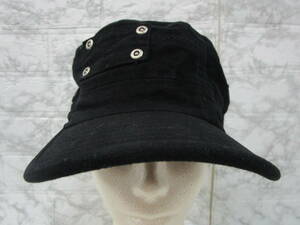 Y.23K1　SY　☆　ベースボールキャップ　grace hats　内周59～61㎝　ブラック　USED　☆