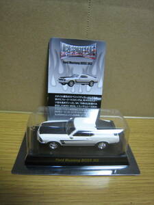 KYOSHO　京商　1/64　USAスポーツカーミニカーコレクション2　フォード　マスタング　ボス　302　ホワイト　
