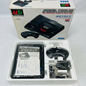 ☆未使用品？・1円〜☆ SEGA セガ MEGA DRIVE メガドライブ 本体 HAA-2510 純正 コントローラー 箱付き 一式 セット MD 16BIT メガドラ ③