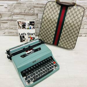 ☆1円〜☆ GUCCI グッチ オールドグッチ タイプライター ケースolivetti Lettera32 本体 オリベッティ レッテラ32 ヴィンテージ