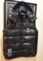 最高級8万※EU製*イタリア・ミラノ発*BOLINI*プレミアムライン※designer・防寒・フード付き*ダウンベスト・イタリア50/XLサイズ・黒_画像6