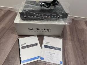 【送料込み】SSL FUSION Solid State Logic Fusion フュージョン イコライザー コンプレッサー ステレオイメージャー　アウトボード 