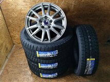 【送料無料】新品スタッドレスセット ダンロップ WM02 205/60R16 92Q 2023年製 社外アルミ付(TS6) 6.5J 5/114.3+38 ノア プリウスα 等_画像1