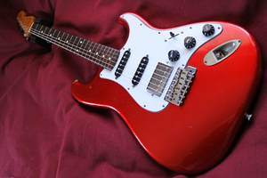 【Fender Japan】ST-62（CAR）'62 Stratocaster Candy Apple Red（S-S-H／メイプルネック・ローズウッド指板）Nシリアル 日本製 ジャンク