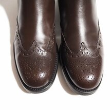 K4168P　●Church's チャーチ●　KETSBY ケッツビー ウィングチップ サイドゴアブーツ ブラウン 38.5/24.5cm レディース 秋～春 rb mks_画像5