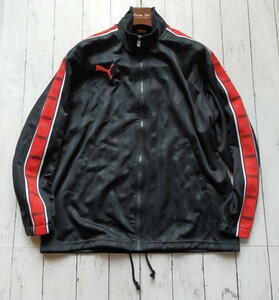 美品 PUMA MADE IN JAPAN ウォームアップ S～M BLK×RED 862216 