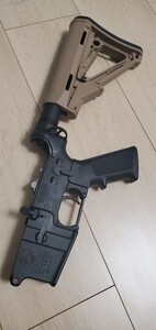 東京マルイ MWS ガスブローバック ガスガン M4 ロア レシーバー 一式　COLT CQB-R BLOCK1 M4A1 Mk18 mod.1　マグプルタイプストック