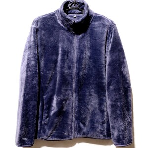 特価/未使用【サイズ=3L(2XL)】レディス/暖か/フリース/ジャケット/胸囲=100～108cm/purple