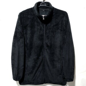 特価/未使用【サイズ=4L(3XL)】メンズ/フリース/フルジップ/ジャケット/胸囲=112～120cm/black⑥